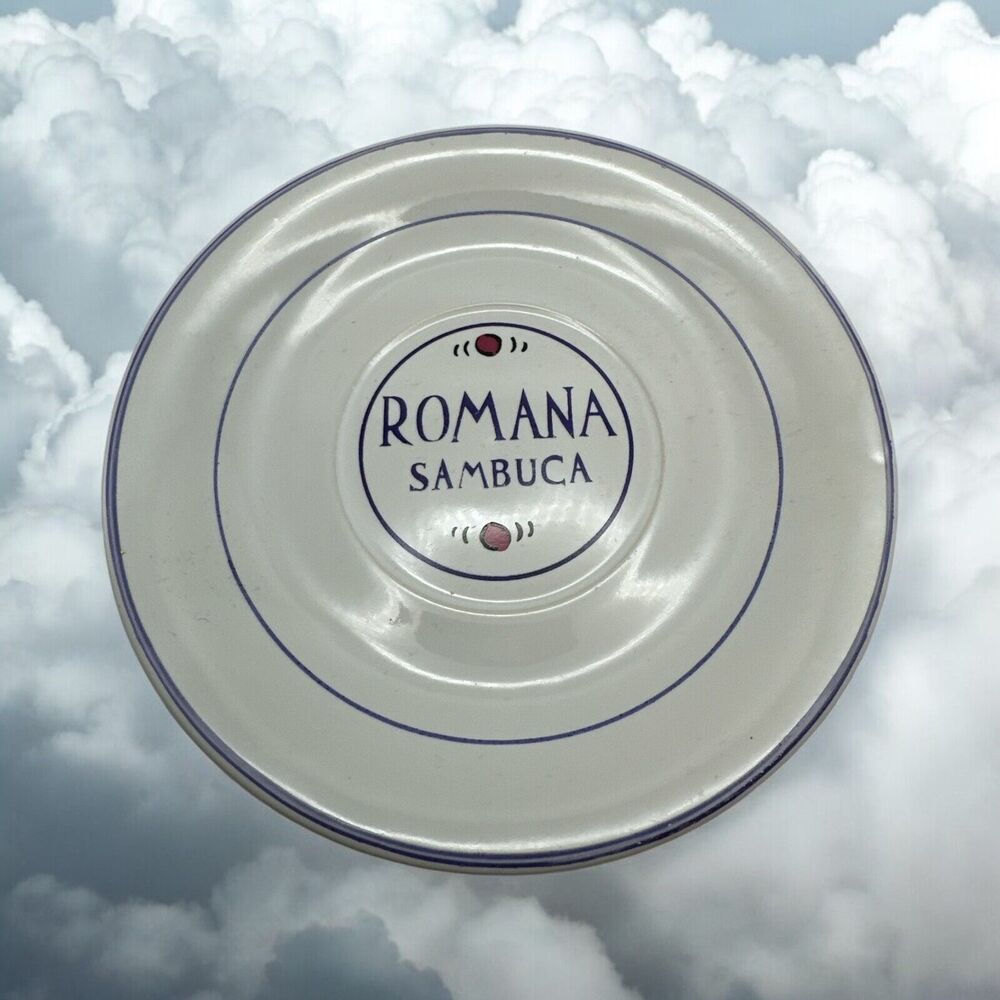 Decorative Plate Sambuca Romana Jewelry Coffee Pot Rest Catchall Italian Small